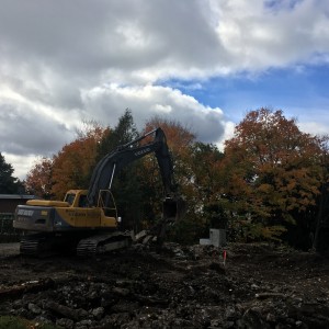Demolition and excavation - Rothwell Heights 